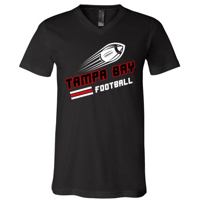 Tampa Bay Football Fan V-Neck T-Shirt