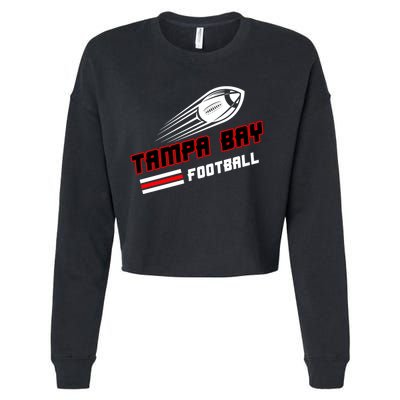 Tampa Bay Football Fan Cropped Pullover Crew