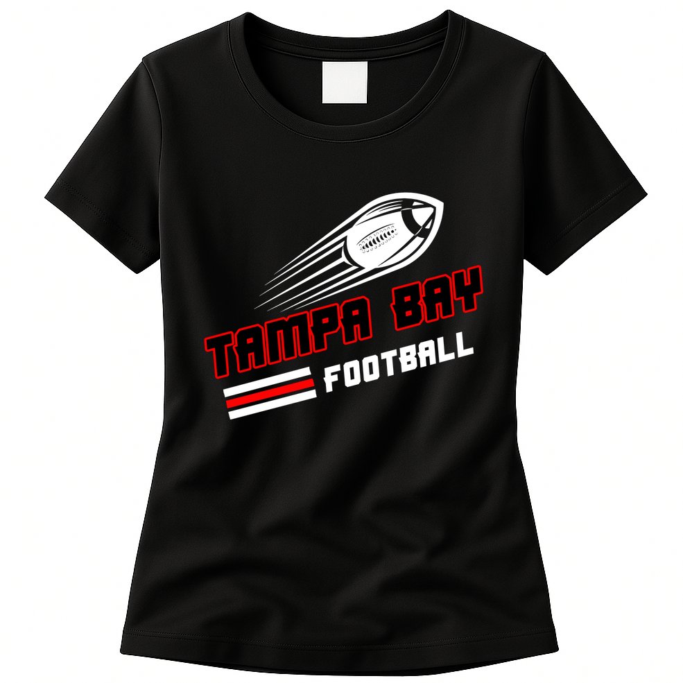 Tampa Bay Football Fan Womens T-Shirt