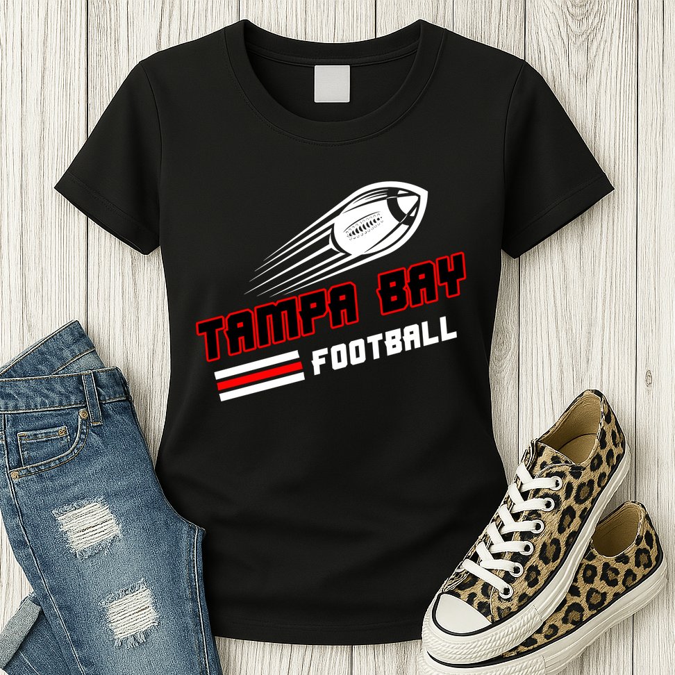 Tampa Bay Football Fan Womens T-Shirt