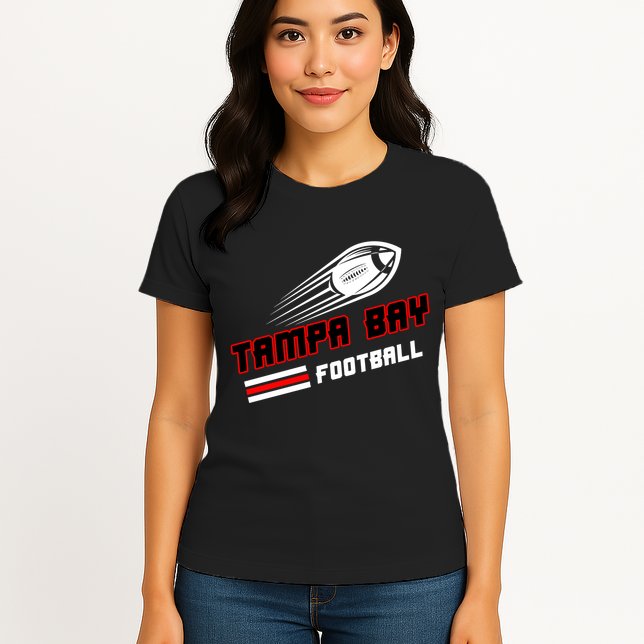 Tampa Bay Football Fan Womens T-Shirt