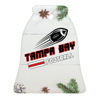 Tampa Bay Football Fan Ceramic Bell Ornament