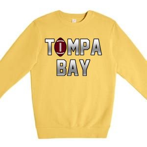 Tampa Bay Football For The Win Premium Crewneck Sweatshirt