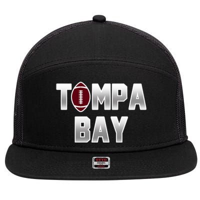 Tampa Bay Football For The Win 7 Panel Mesh Trucker Snapback Hat