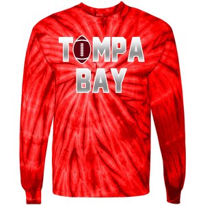 Tampa Bay Football For The Win Tie-Dye Long Sleeve Shirt