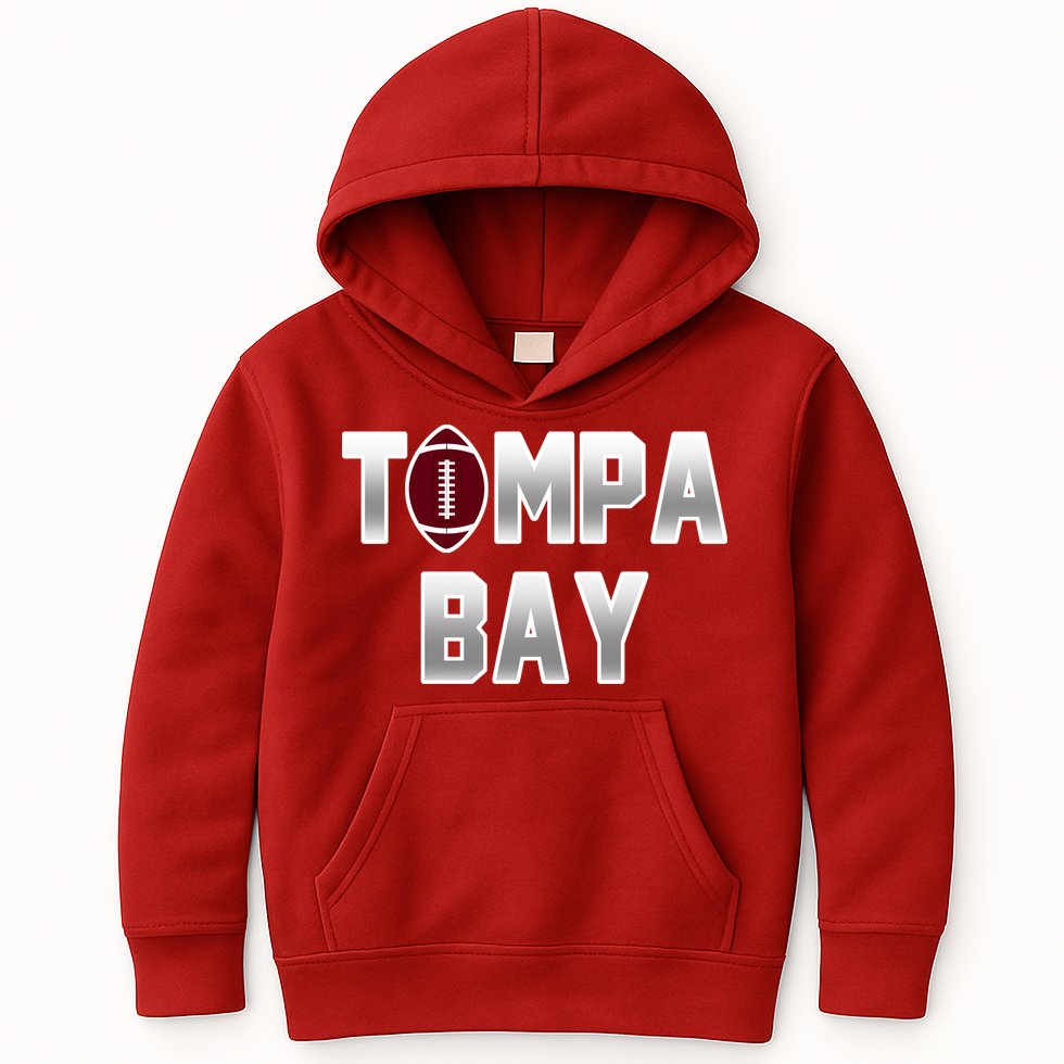 Tampa Bay Football For The Win Kids Hoodie