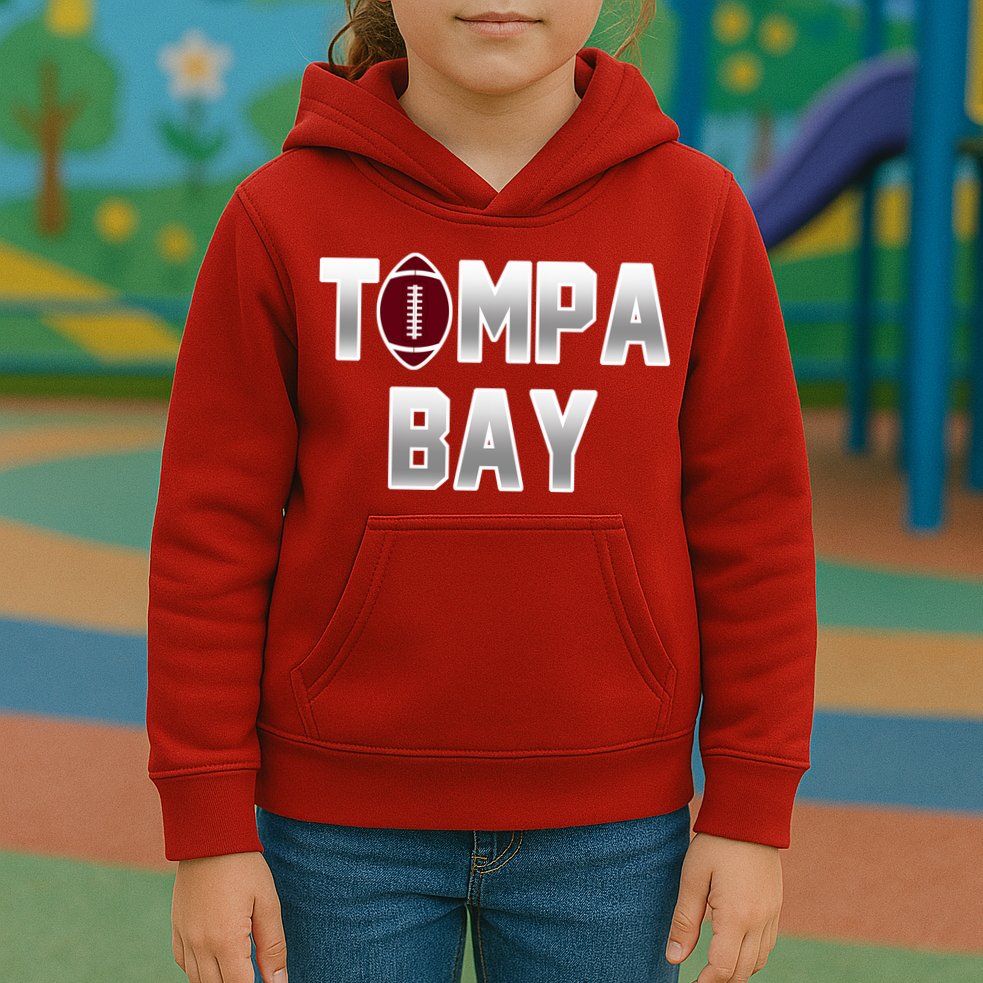 Tampa Bay Football For The Win Kids Hoodie