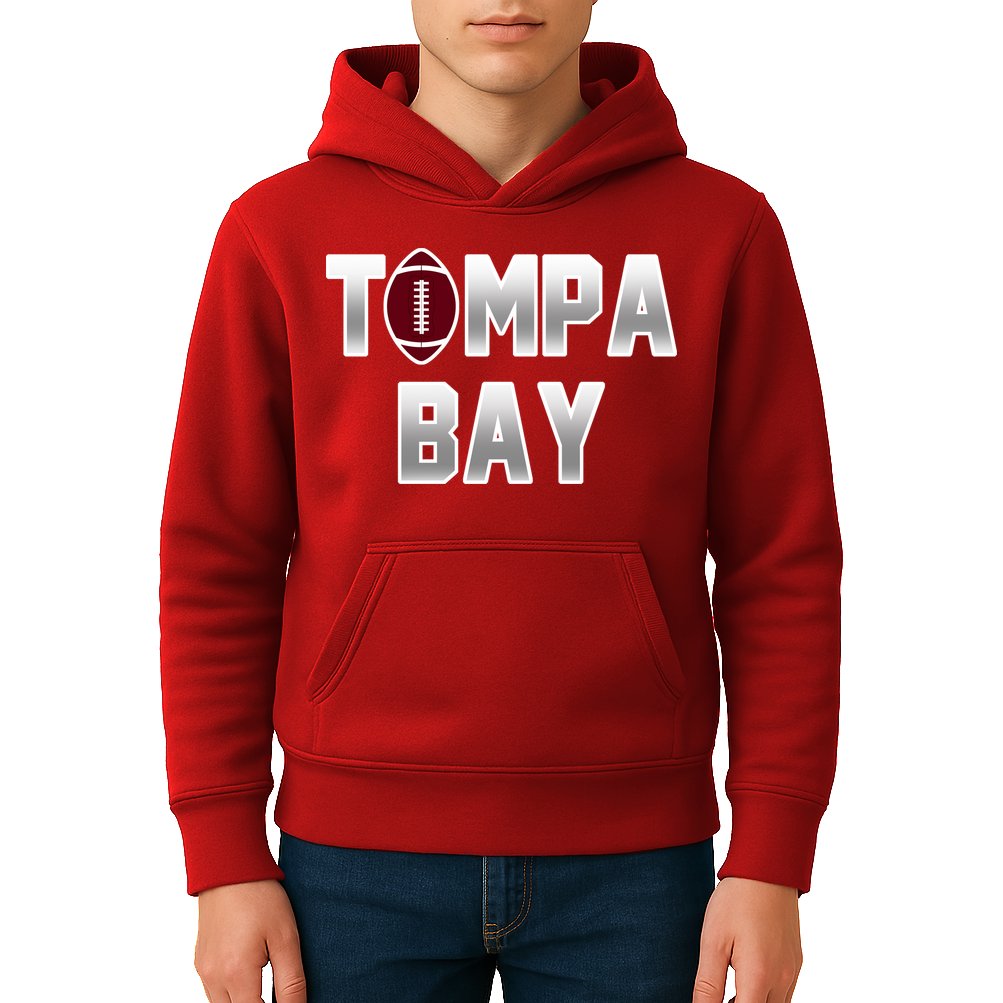 Tampa Bay Football For The Win Kids Hoodie