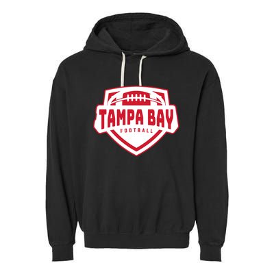 Tampa Bay Football Shield Garment-Dyed Fleece Hoodie