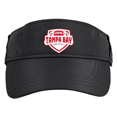 Tampa Bay Football Shield Adult Drive Performance Visor
