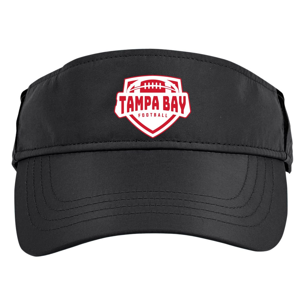 Tampa Bay Football Shield Adult Drive Performance Visor