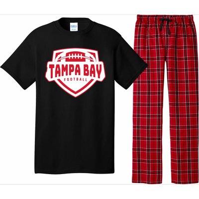 Tampa Bay Football Shield Pajama Set