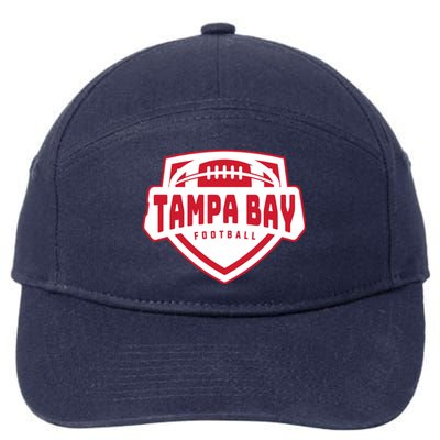 Tampa Bay Football Shield 7-Panel Snapback Hat