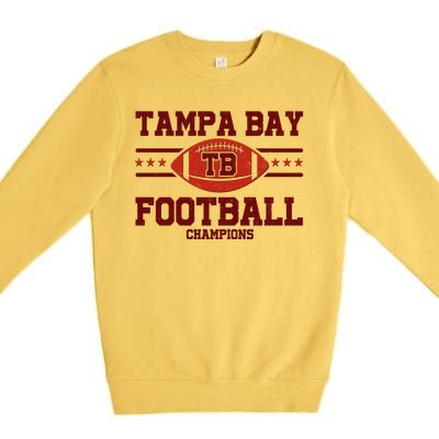 Tampa Bay TB Football Champions Premium Crewneck Sweatshirt