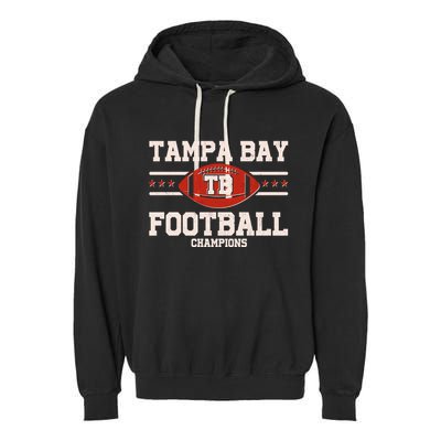 Tampa Bay TB Football Champions Garment-Dyed Fleece Hoodie