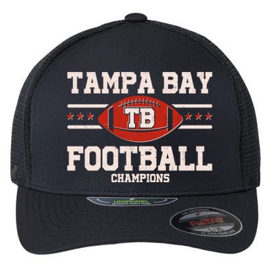 Tampa Bay TB Football Champions Flexfit Unipanel Trucker Cap