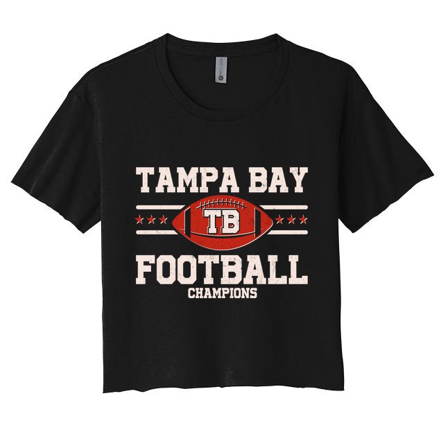 Tampa Bay TB Football Champions Crop Top
