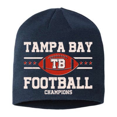 Tampa Bay TB Football Champions Sustainable Beanie