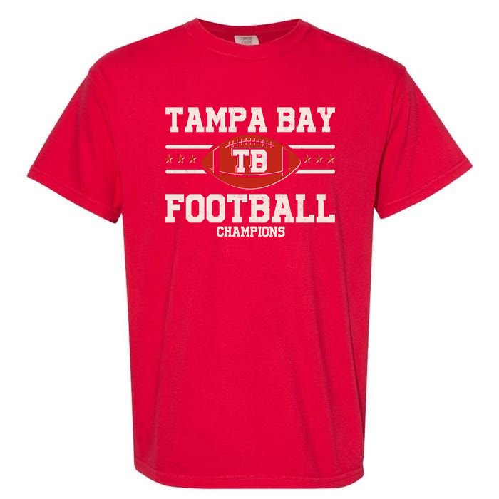 Tampa Bay TB Football Champions Garment-Dyed Heavyweight T-Shirt