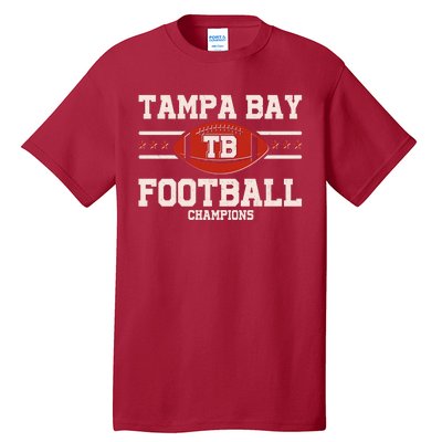 Tampa Bay TB Football Champions Tall T-Shirt