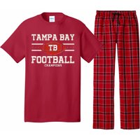 Tampa Bay TB Football Champions Pajama Set