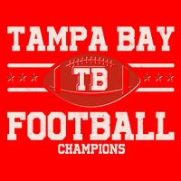 Tampa Bay TB Football Champions 16 in Basic Backpack