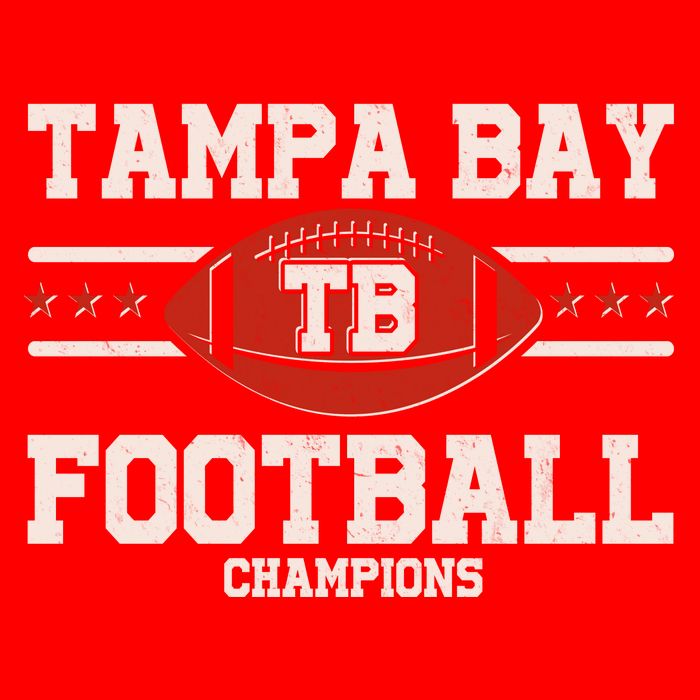 Tampa Bay TB Football Champions 16 in Basic Backpack