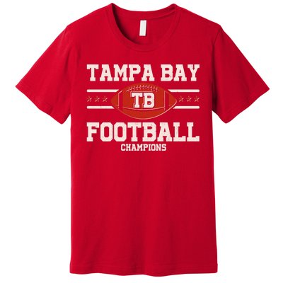 Tampa Bay TB Football Champions Premium T-Shirt