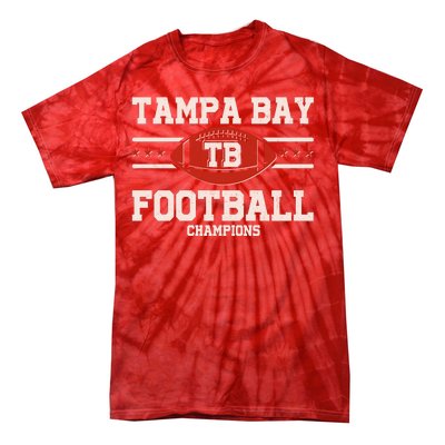 Tampa Bay TB Football Champions Tie-Dye T-Shirt