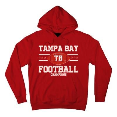 Tampa Bay TB Football Champions Tall Hoodie