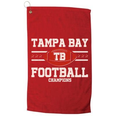Tampa Bay TB Football Champions Golf Towel
