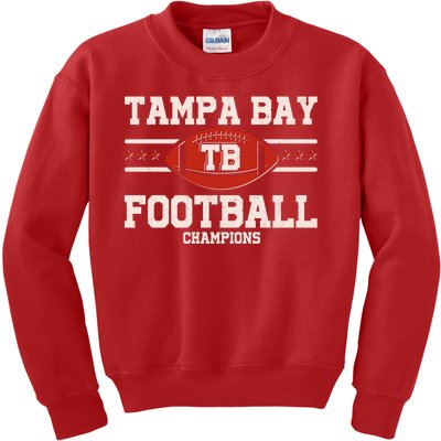 Tampa Bay TB Football Champions Kids Sweatshirt