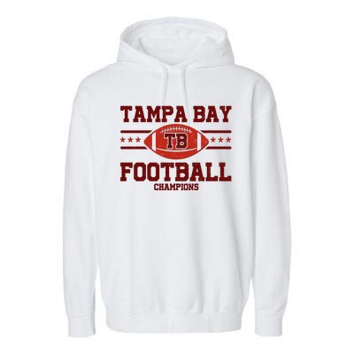 Tampa Bay TB Football Champions Garment-Dyed Fleece Hoodie