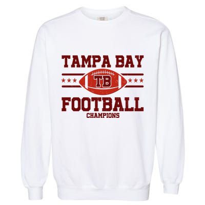 Tampa Bay TB Football Champions Garment-Dyed Sweatshirt