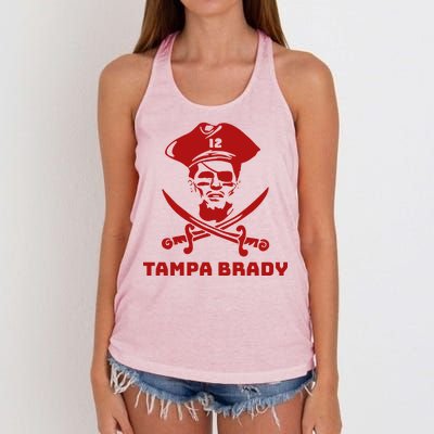 Tampa Brady Women's Knotted Racerback Tank