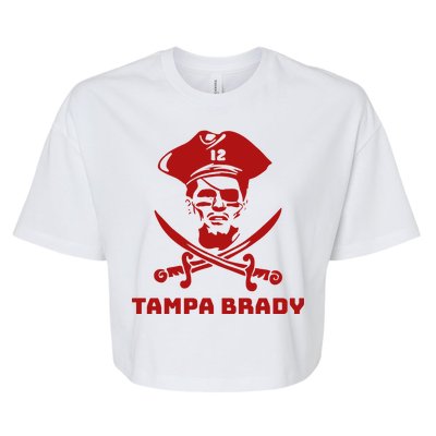 Tampa Brady Bella+Canvas Jersey Crop Tee