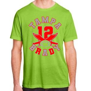 Tampa Brady Number 12 Adult ChromaSoft Performance T-Shirt