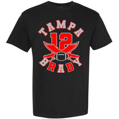 Tampa Brady Number 12 Garment-Dyed Heavyweight T-Shirt