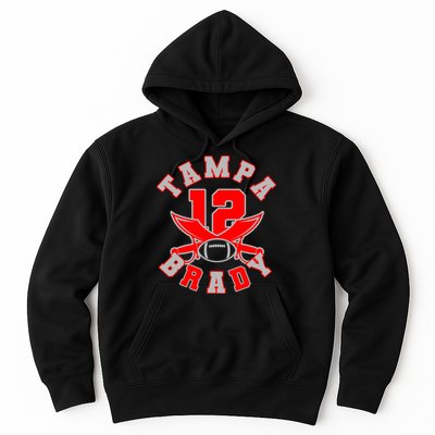 Tampa Brady Number 12 Hoodie