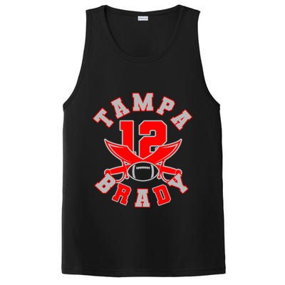 Tampa Brady Number 12 PosiCharge Competitor Tank
