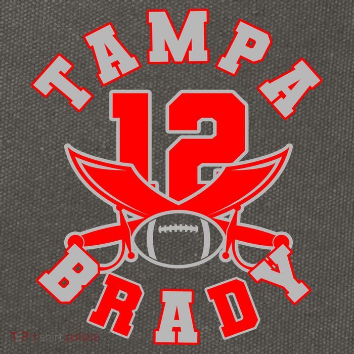 Tampa Brady Number 12 Cotton Canvas Backpack