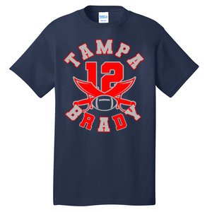 Tampa Brady Number 12 Tall T-Shirt