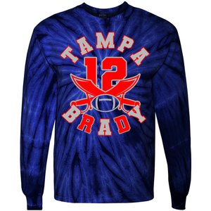 Tampa Brady Number 12 Tie-Dye Long Sleeve Shirt