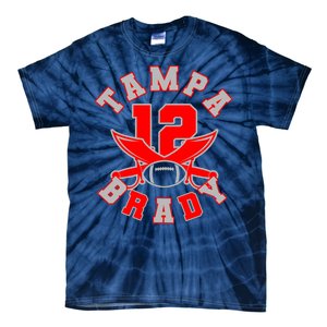 Tampa Brady Number 12 Tie-Dye T-Shirt