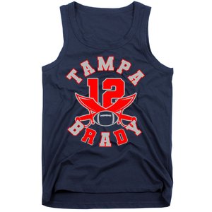 Tampa Brady Number 12 Tank Top