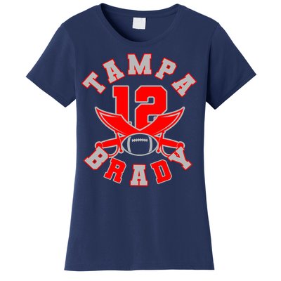 Tampa Brady Number 12 Women's T-Shirt