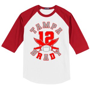 Tampa Brady Number 12 Baseball Sleeve Shirt