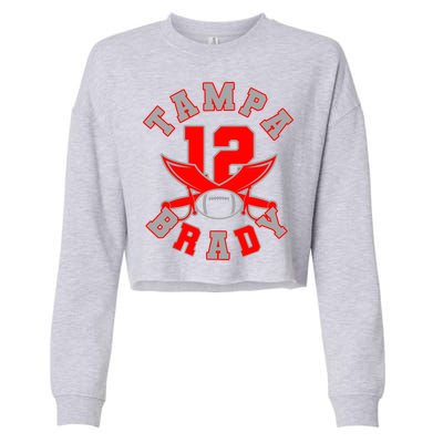 Tampa Brady Number 12 Cropped Pullover Crew