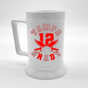 Tampa Brady Number 12 Beer Stein