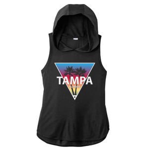 Tampa Florida Ladies PosiCharge Tri-Blend Wicking Draft Hoodie Tank